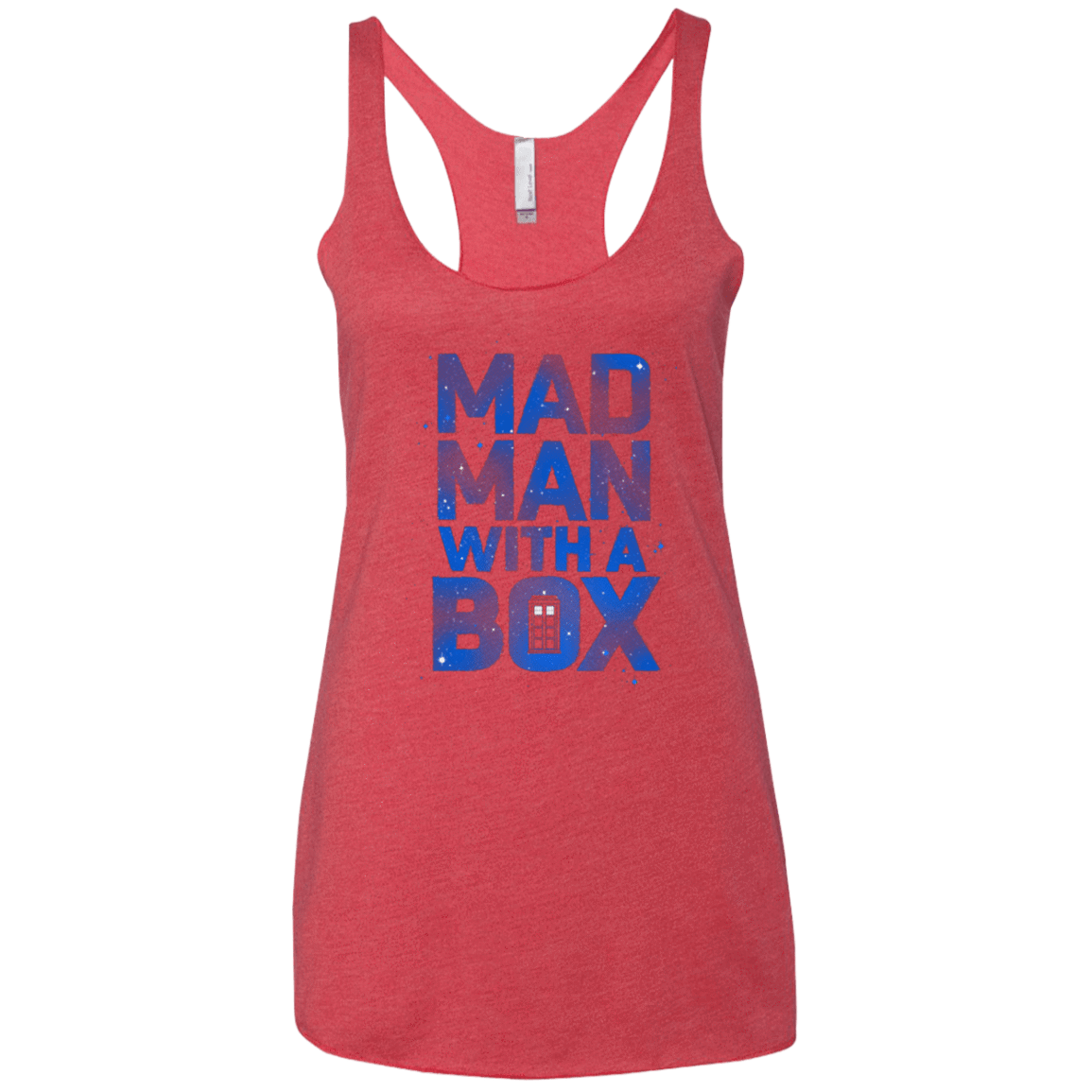 T-Shirts Vintage Red / X-Small Mad Man Box Women's Triblend Racerback Tank