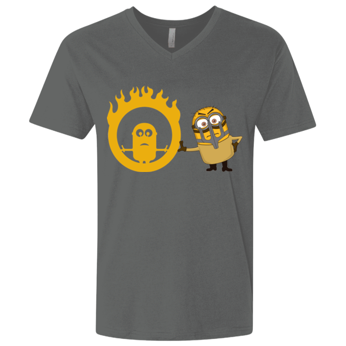 T-Shirts Heavy Metal / X-Small Mad Minion Men's Premium V-Neck