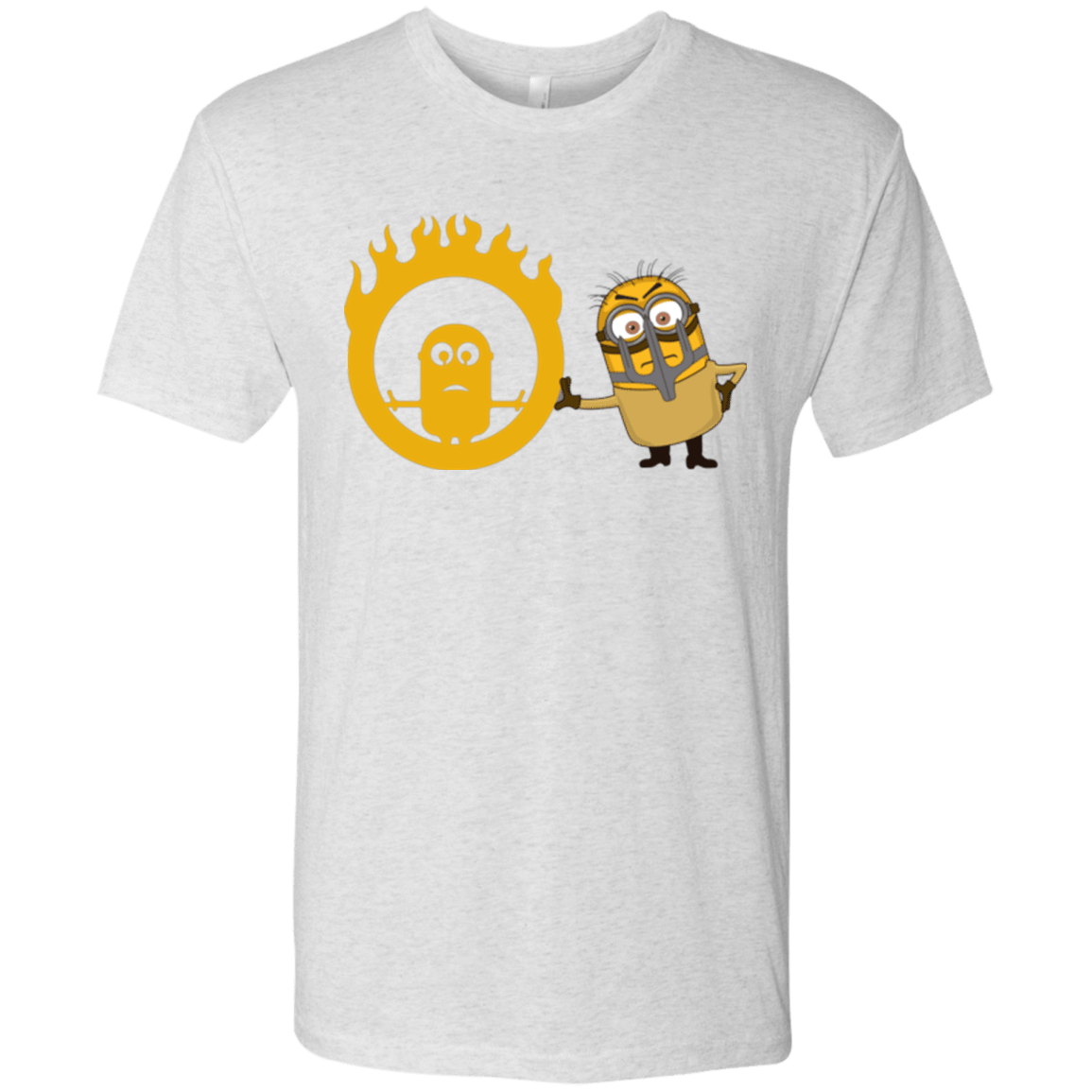 T-Shirts Heather White / Small Mad Minion Men's Triblend T-Shirt