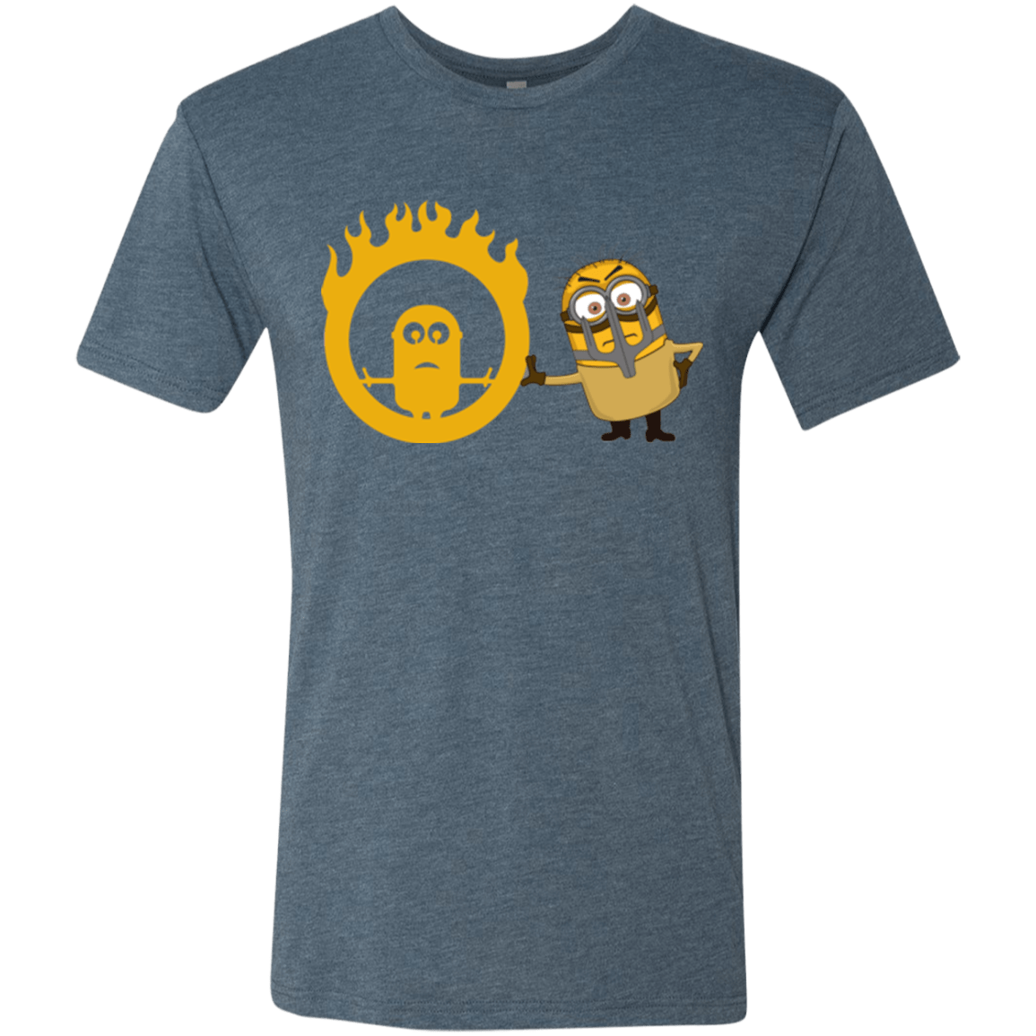 T-Shirts Indigo / Small Mad Minion Men's Triblend T-Shirt