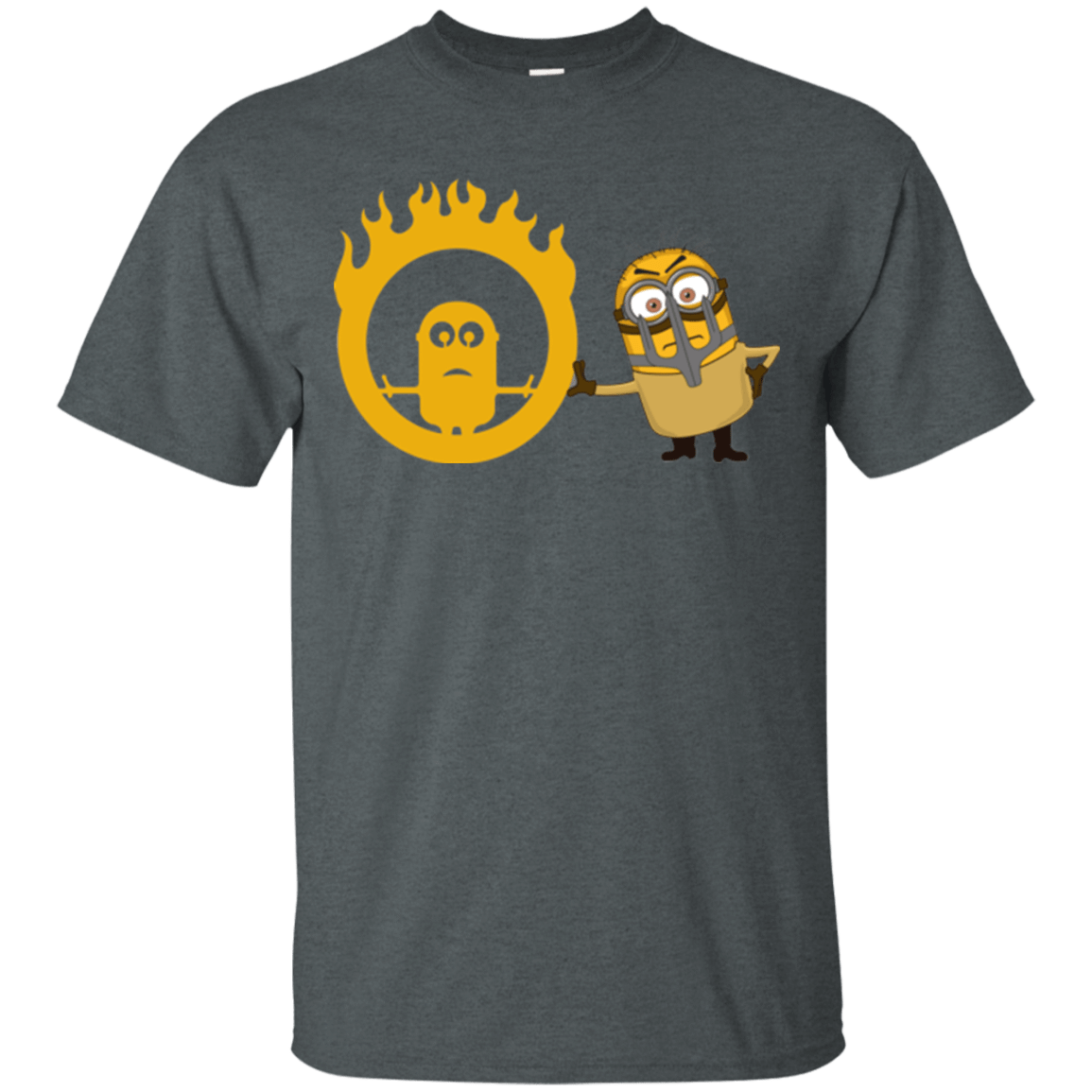 T-Shirts Dark Heather / Small Mad Minion T-Shirt