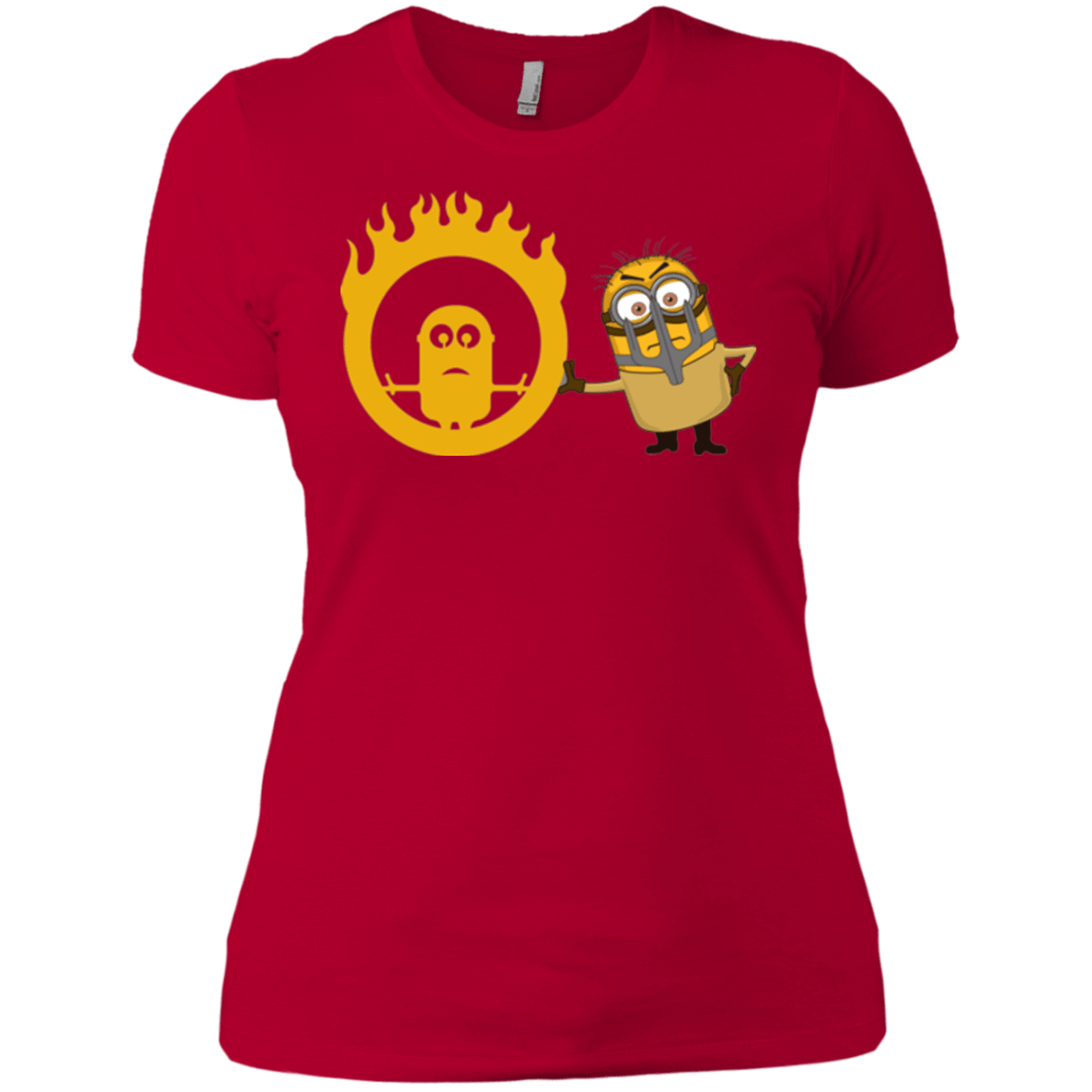 T-Shirts Red / X-Small Mad Minion Women's Premium T-Shirt