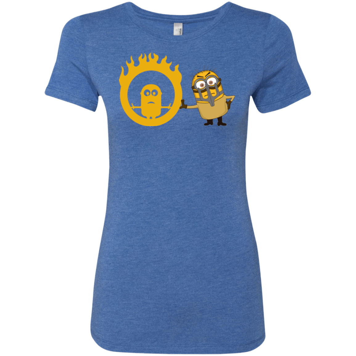 T-Shirts Vintage Royal / Small Mad Minion Women's Triblend T-Shirt