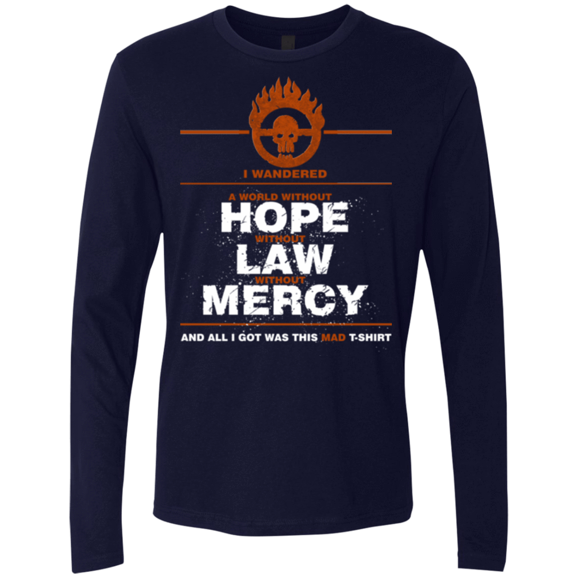 T-Shirts Midnight Navy / Small MAD Tee Men's Premium Long Sleeve