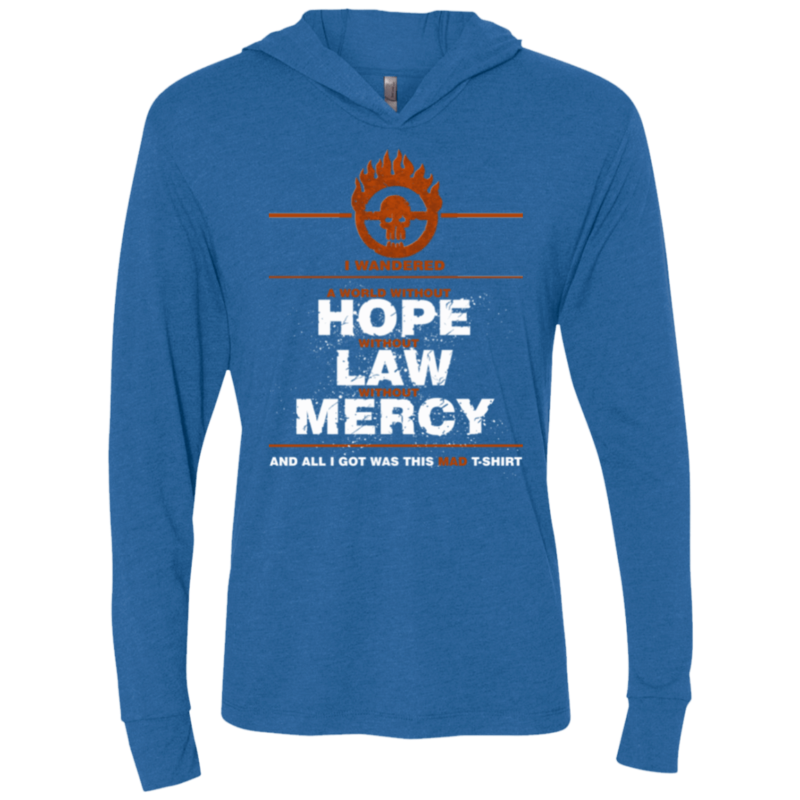 T-Shirts Vintage Royal / X-Small MAD Tee Triblend Long Sleeve Hoodie Tee