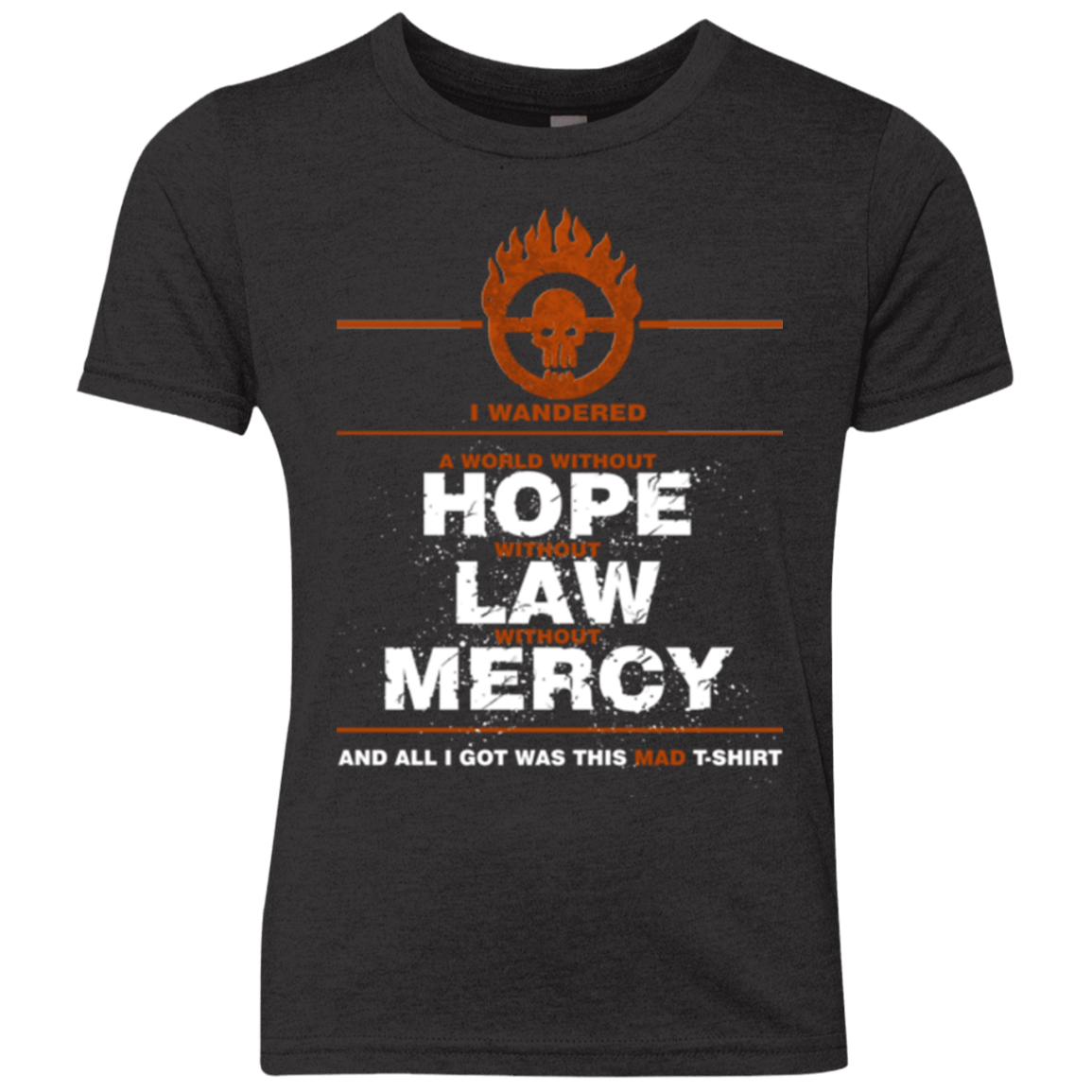 T-Shirts Vintage Black / YXS MAD Tee Youth Triblend T-Shirt