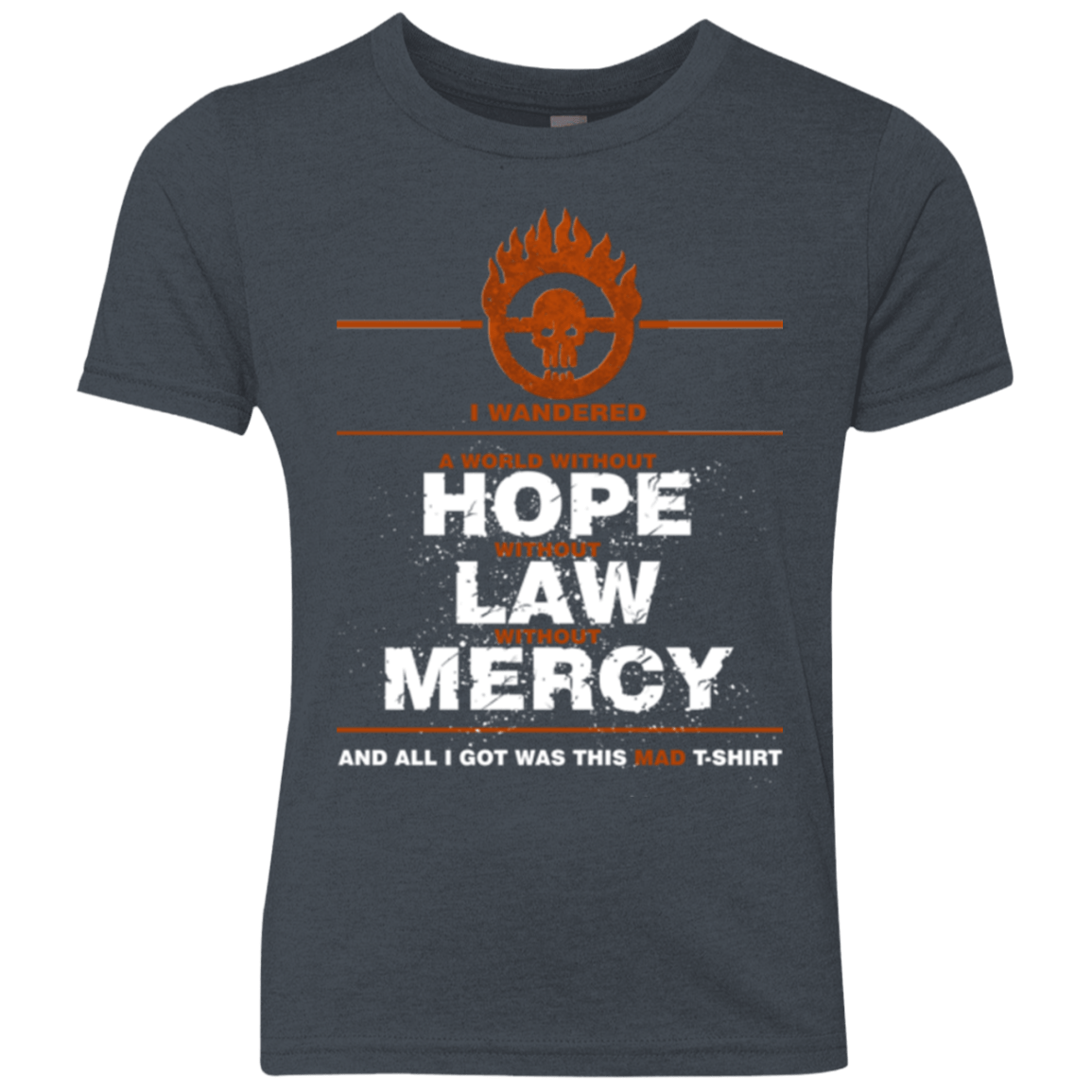 T-Shirts Vintage Navy / YXS MAD Tee Youth Triblend T-Shirt