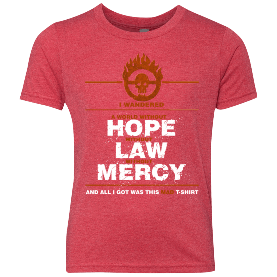 T-Shirts Vintage Red / YXS MAD Tee Youth Triblend T-Shirt