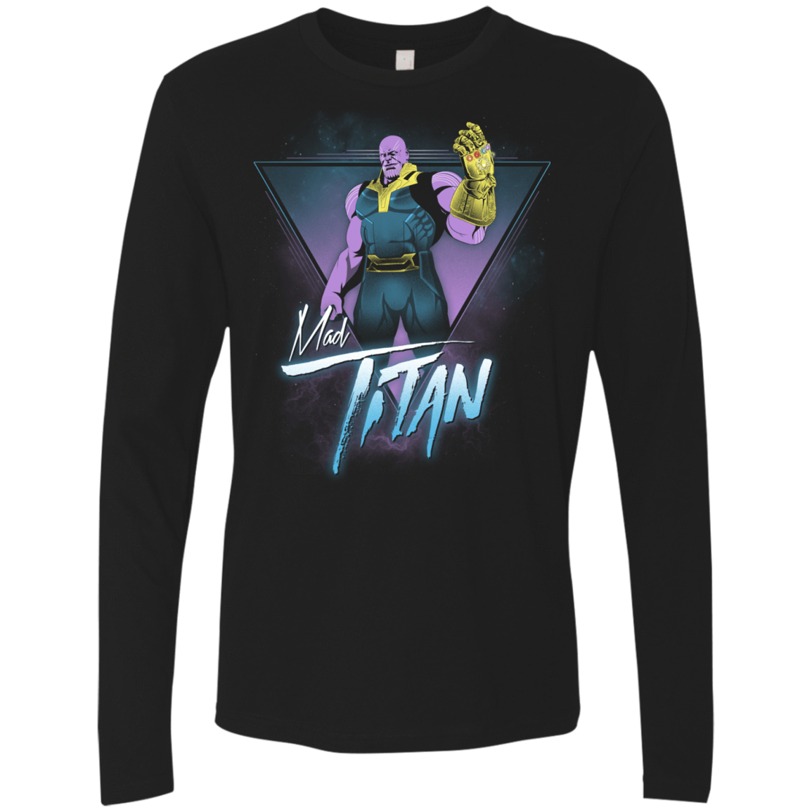 T-Shirts Black / S Mad Titan Men's Premium Long Sleeve