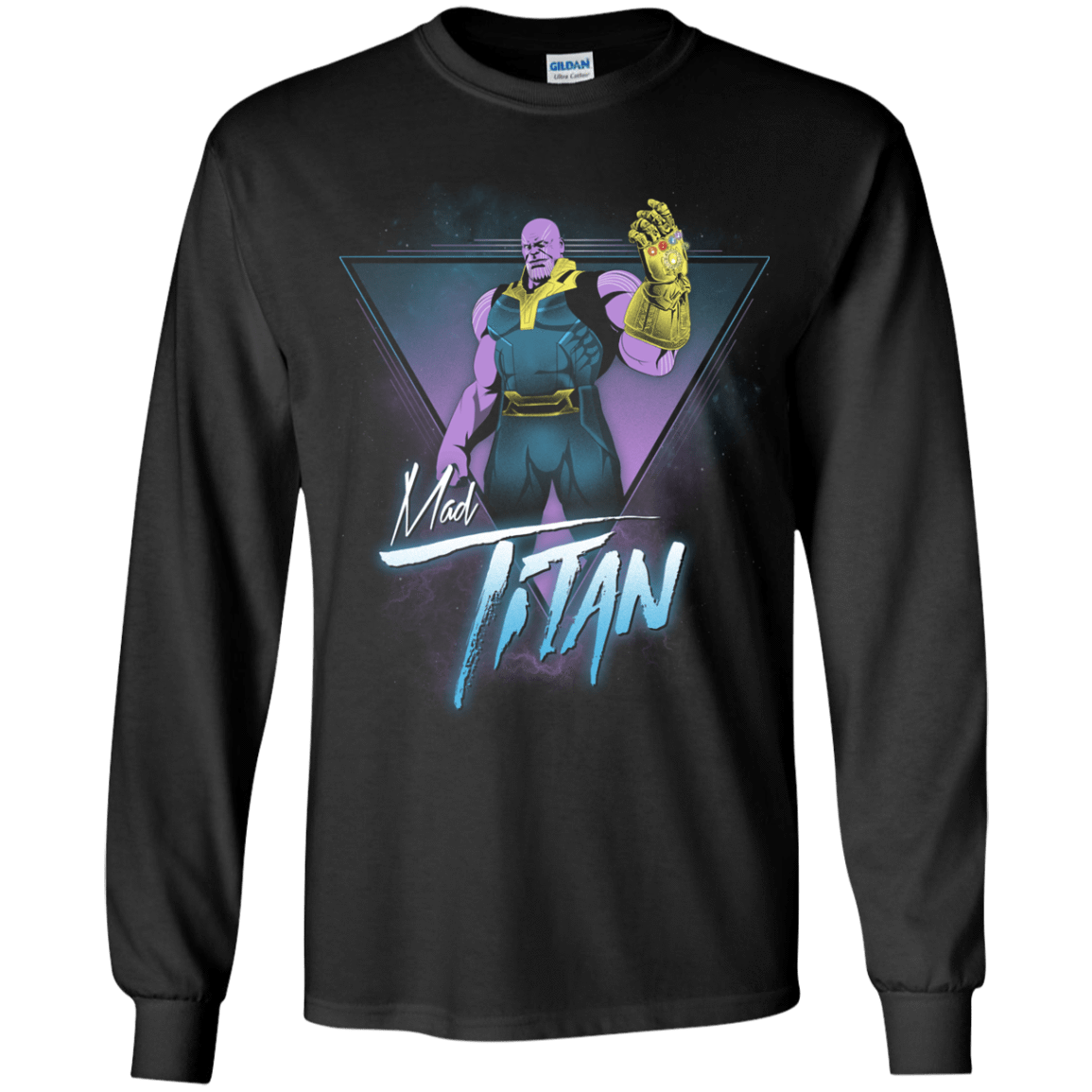 T-Shirts Black / YS Mad Titan Youth Long Sleeve T-Shirt