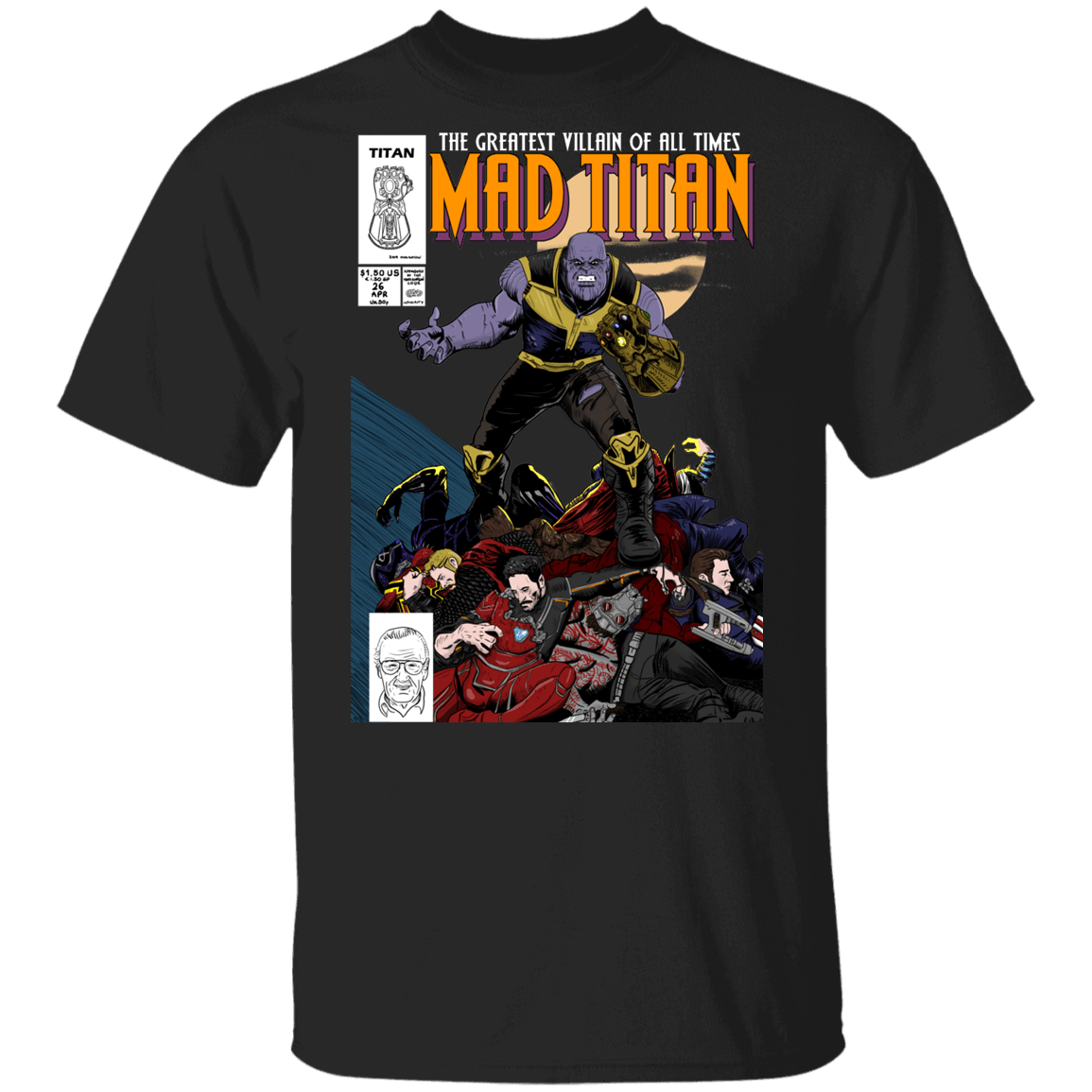 T-Shirts Black / YXS Mad Titan Youth T-Shirt