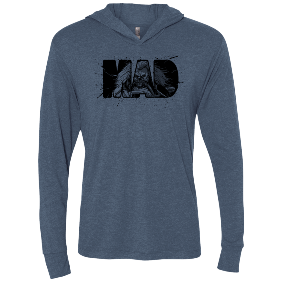T-Shirts Indigo / X-Small MAD Triblend Long Sleeve Hoodie Tee