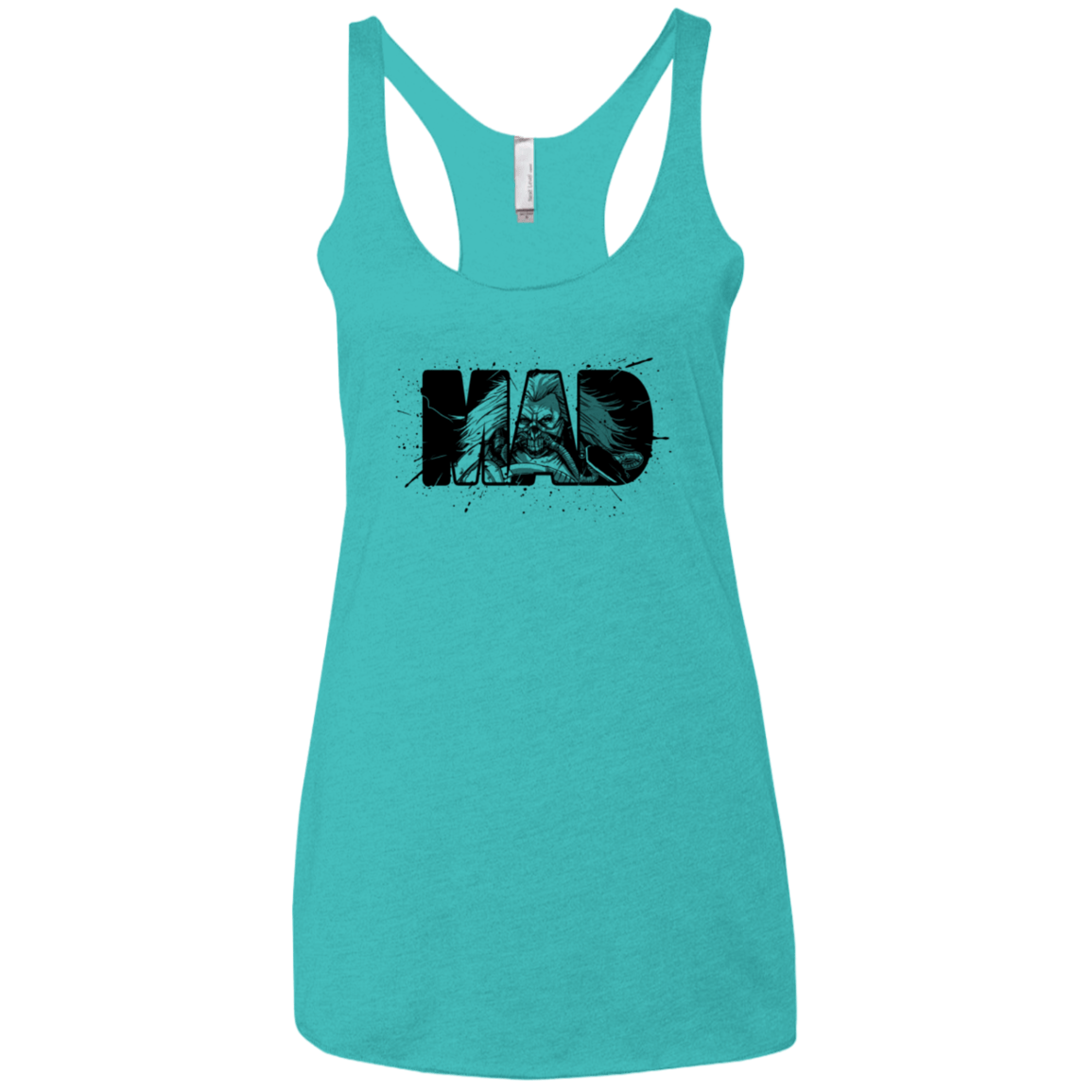 T-Shirts Tahiti Blue / X-Small MAD Women's Triblend Racerback Tank