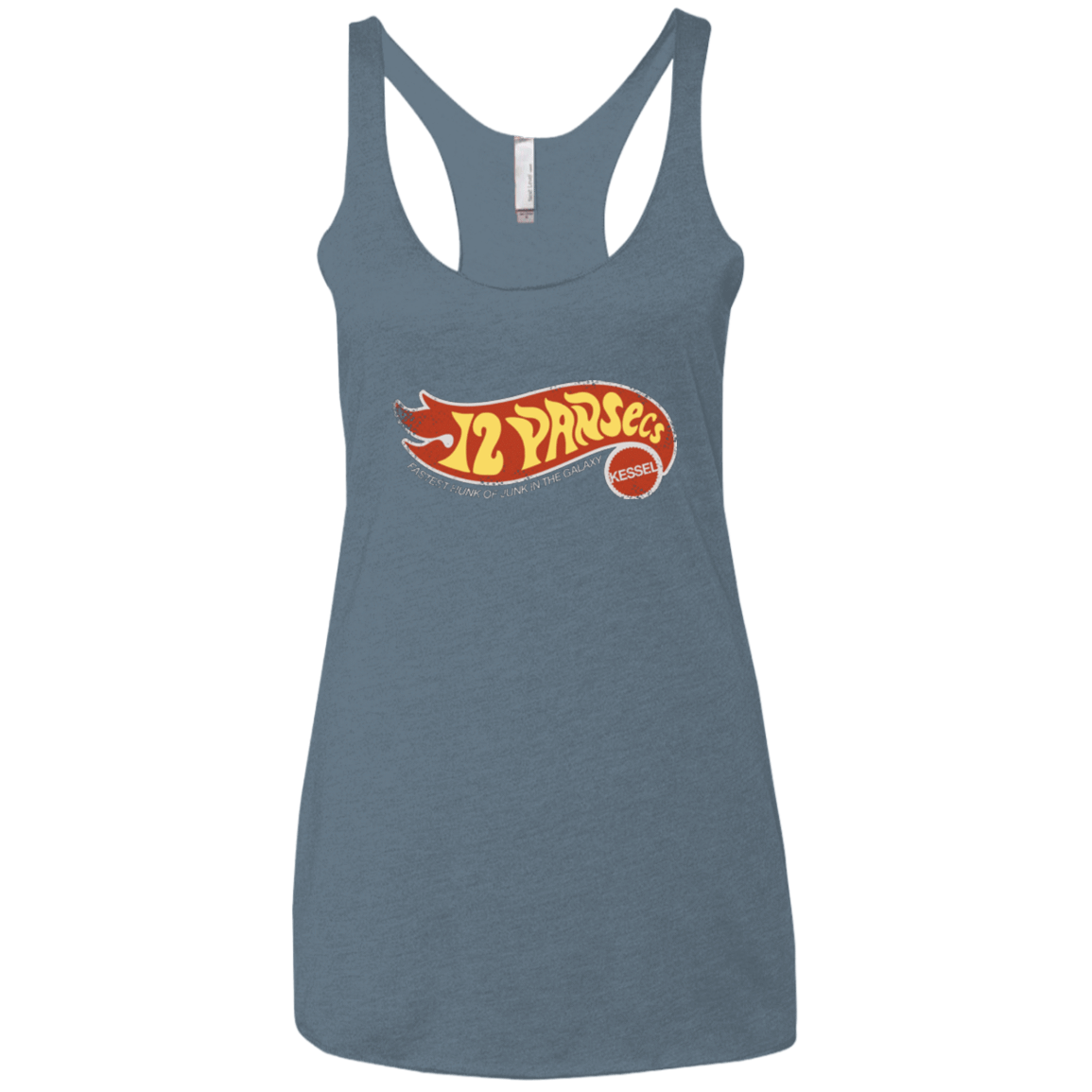 T-Shirts Indigo / X-Small Made By Kessel Women's Triblend Racerback Tank