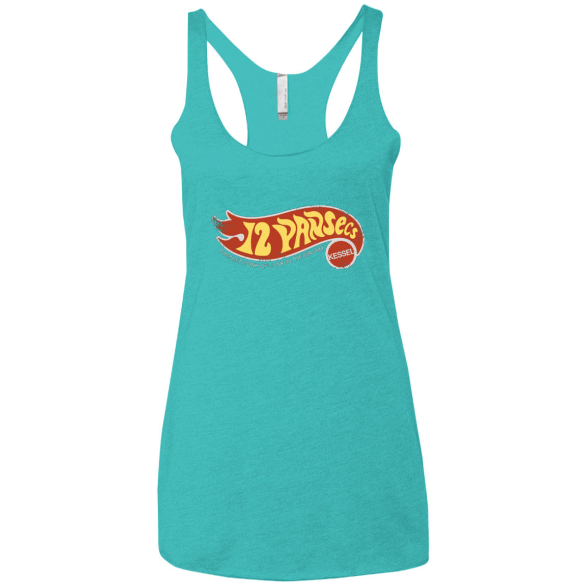 T-Shirts Tahiti Blue / X-Small Made By Kessel Women's Triblend Racerback Tank