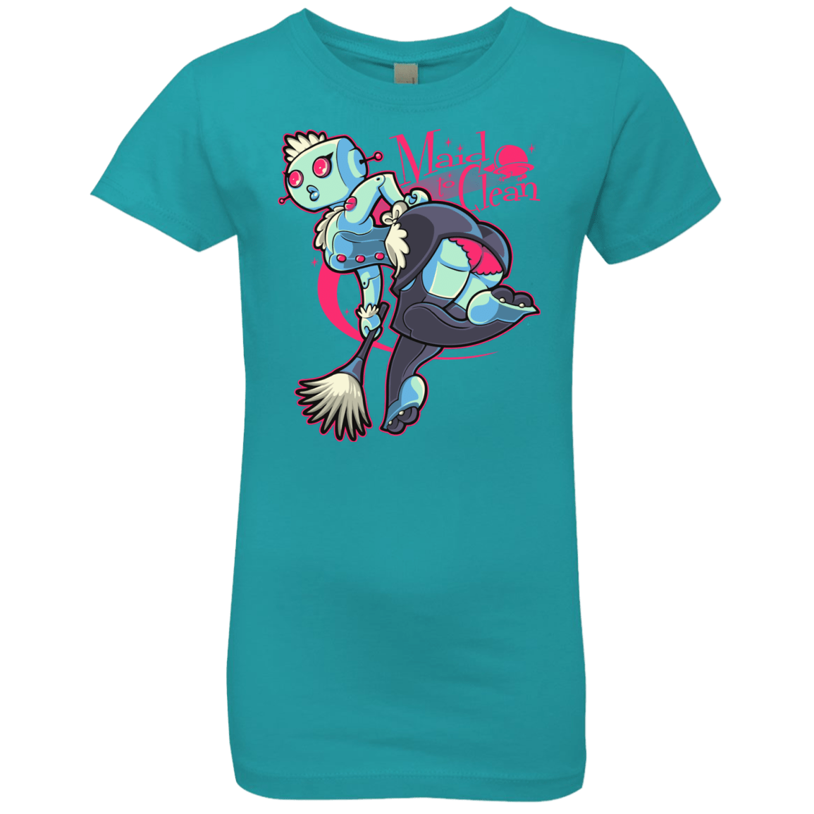 T-Shirts Tahiti Blue / YXS Made To Clean Girls Premium T-Shirt