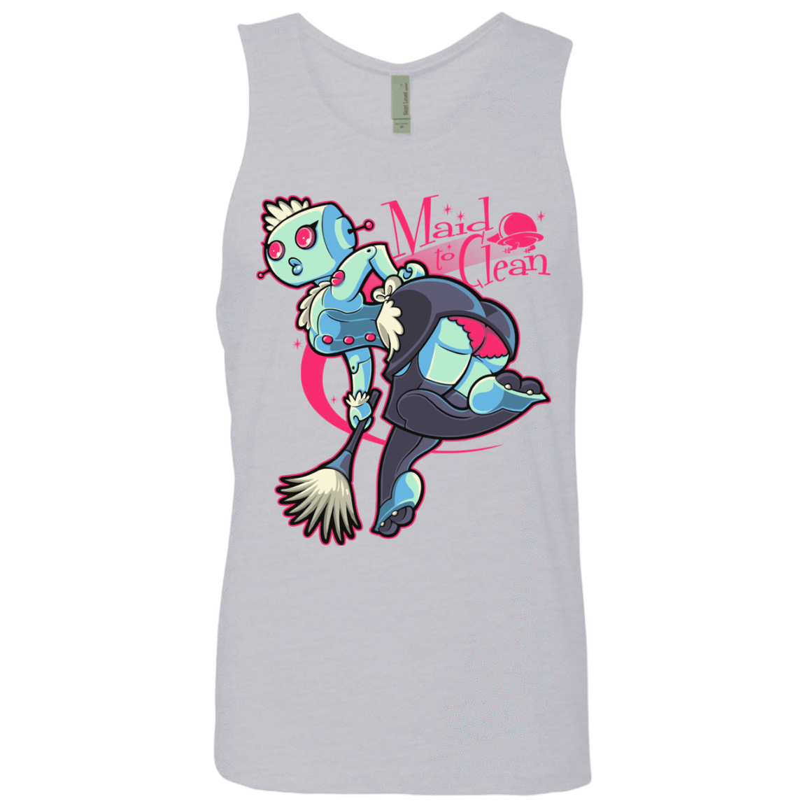 T-Shirts Heather Grey / Small Made To Clean Men's Premium Tank Top