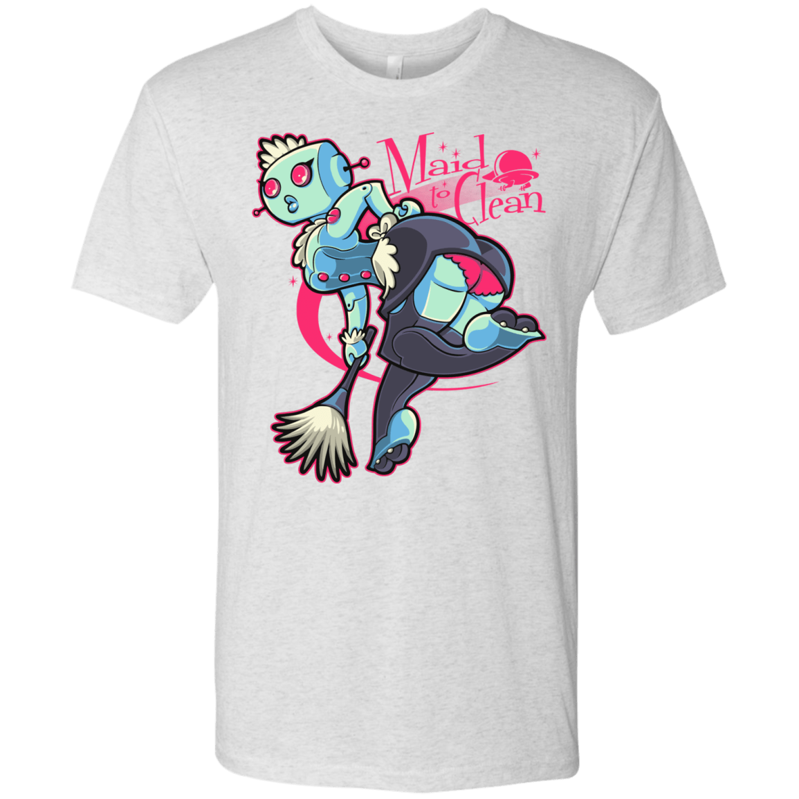 T-Shirts Heather White / Small Made To Clean Men's Triblend T-Shirt