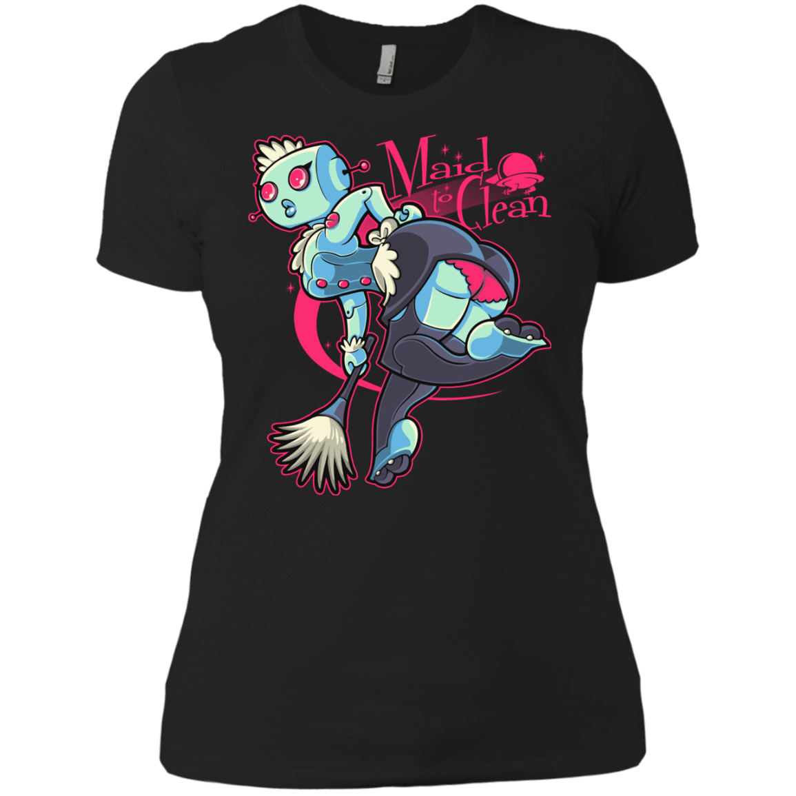 T-Shirts Black / X-Small Made To Clean Women's Premium T-Shirt