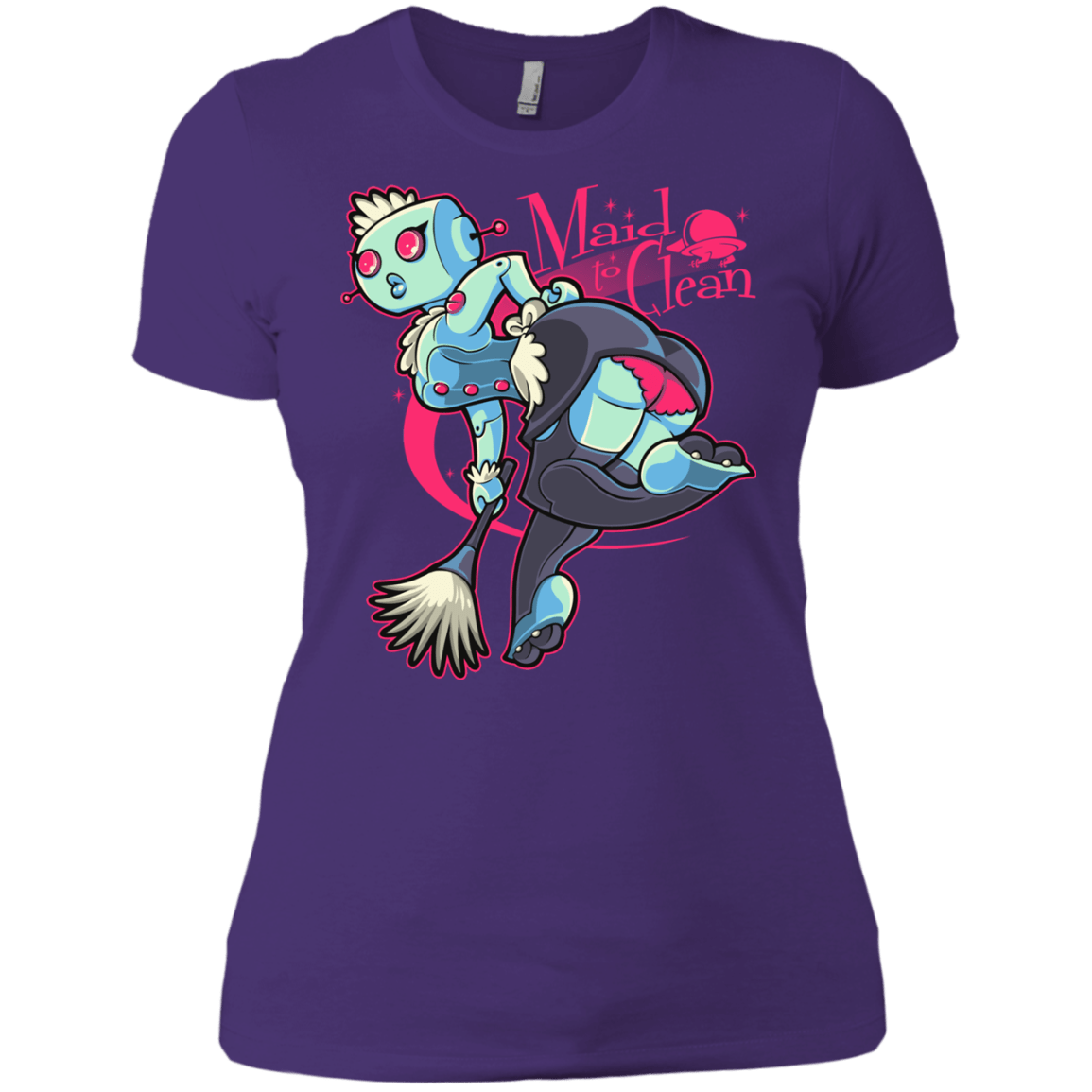 T-Shirts Purple / X-Small Made To Clean Women's Premium T-Shirt