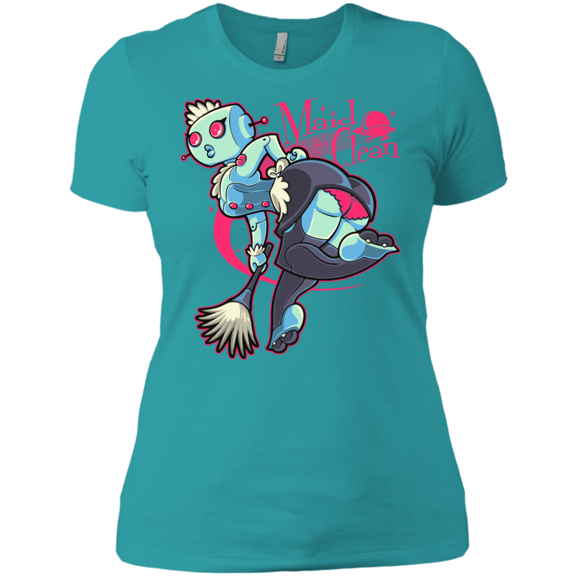 T-Shirts Tahiti Blue / X-Small Made To Clean Women's Premium T-Shirt