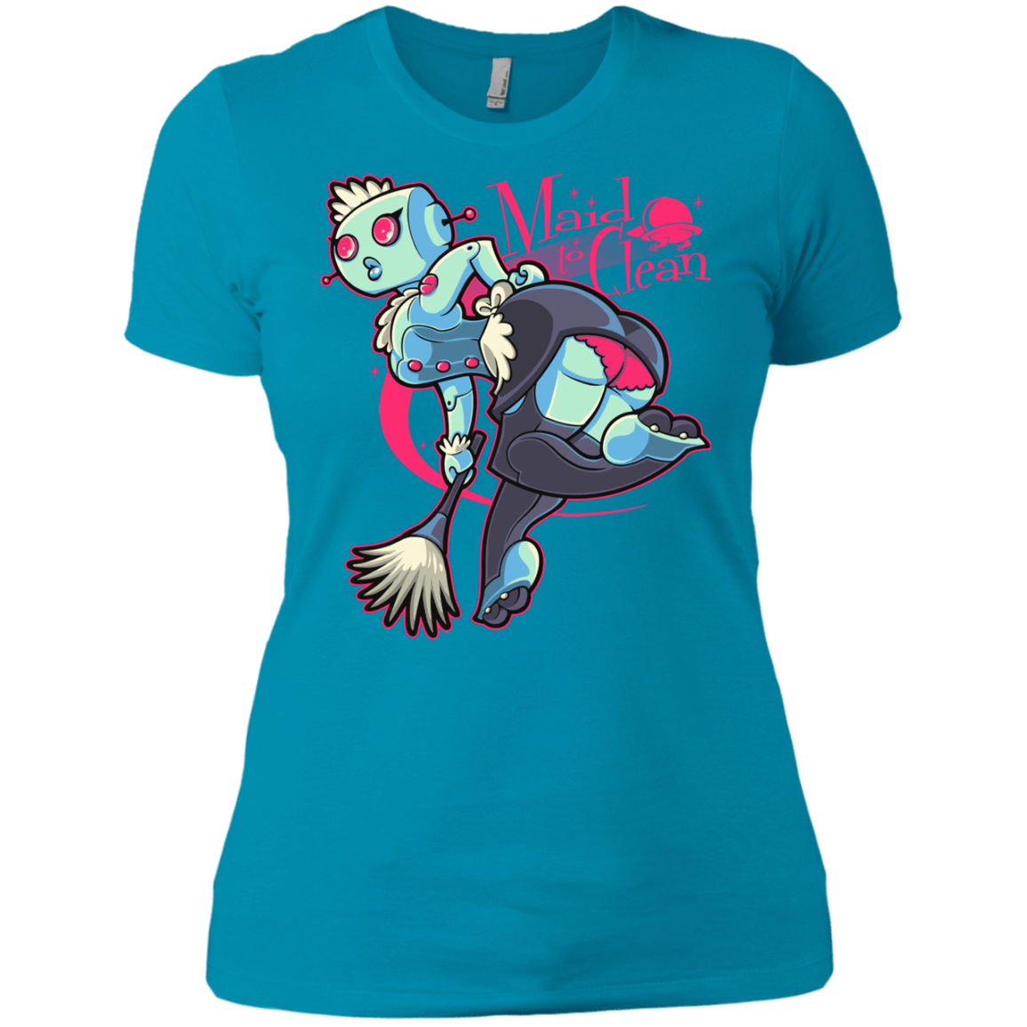 T-Shirts Turquoise / X-Small Made To Clean Women's Premium T-Shirt