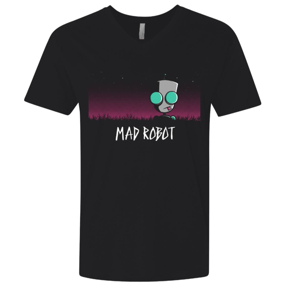 T-Shirts Black / X-Small MADROBOT Men's Premium V-Neck