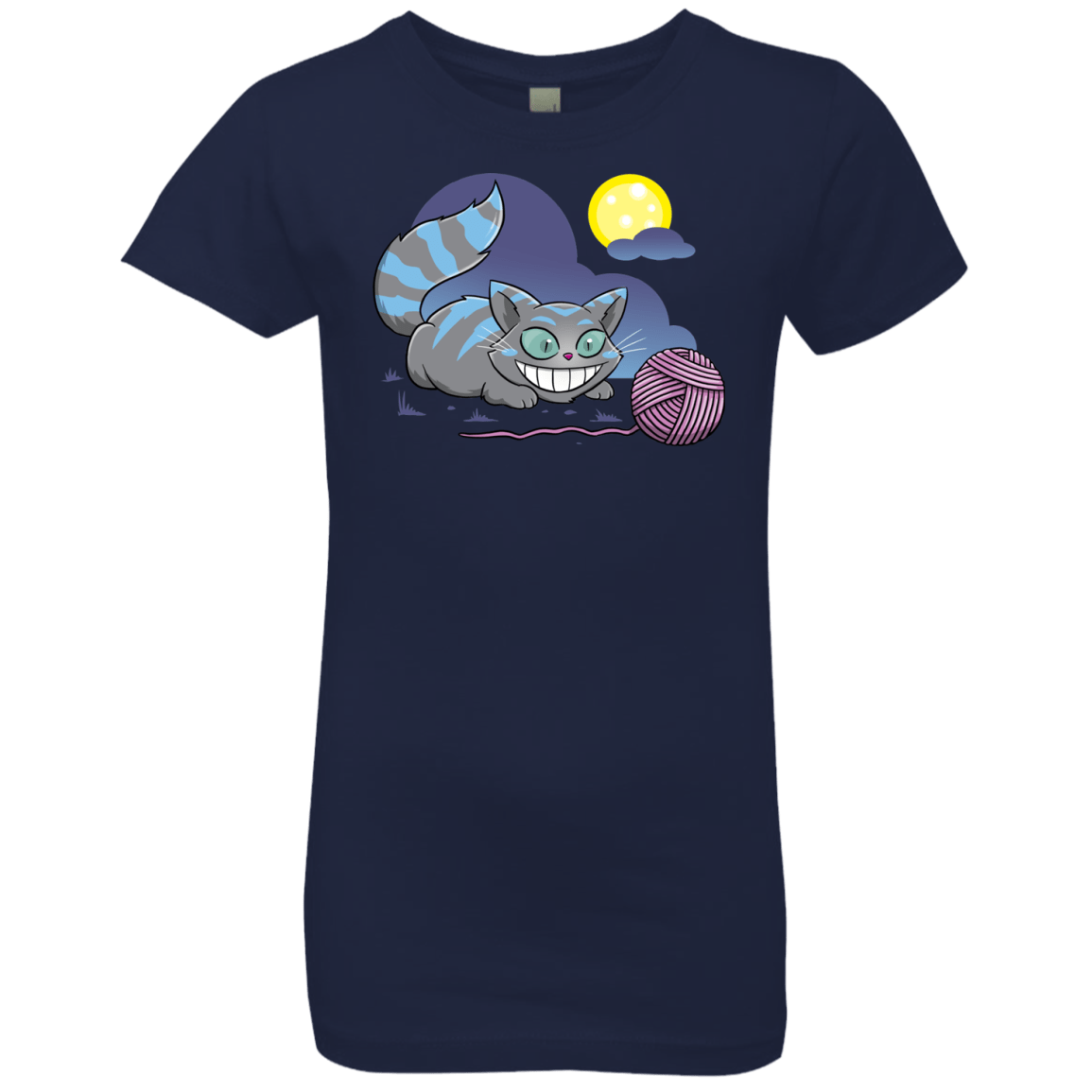 T-Shirts Midnight Navy / YXS Magic Cat Ball Girls Premium T-Shirt