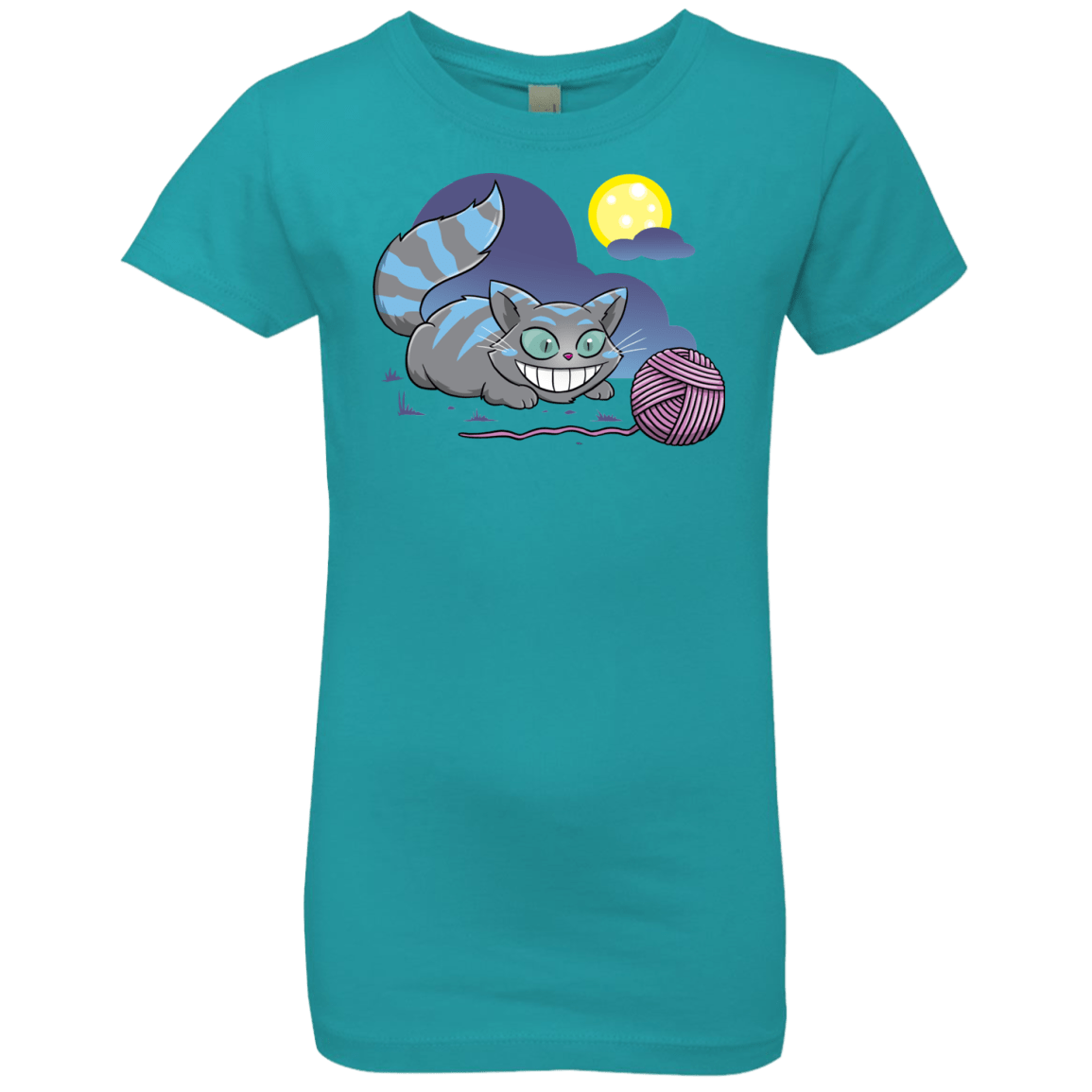 T-Shirts Tahiti Blue / YXS Magic Cat Ball Girls Premium T-Shirt