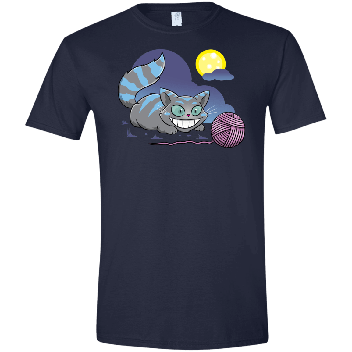 T-Shirts Navy / X-Small Magic Cat Ball Men's Semi-Fitted Softstyle