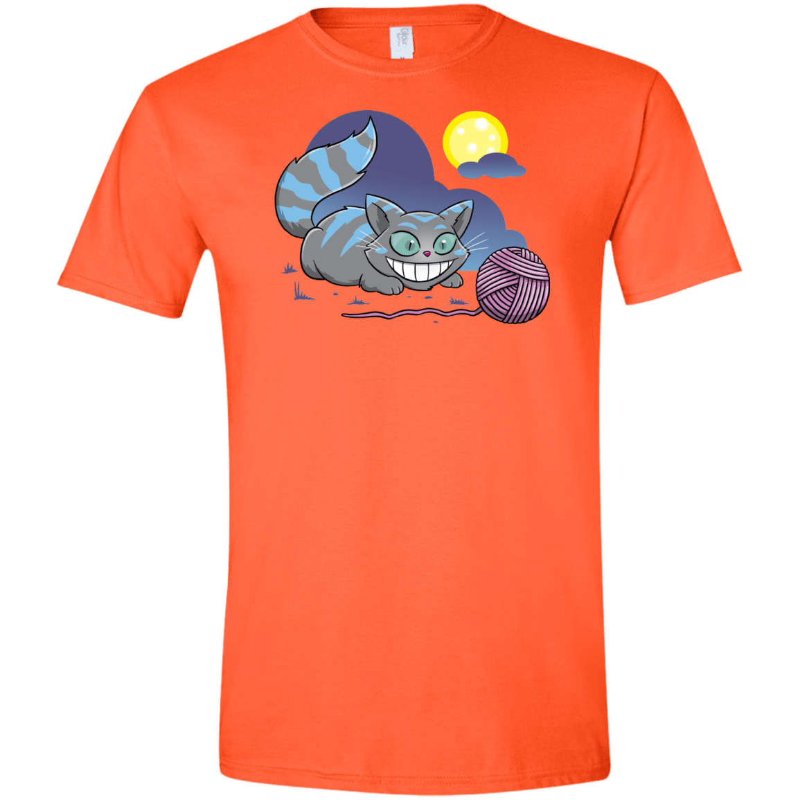 T-Shirts Orange / S Magic Cat Ball Men's Semi-Fitted Softstyle