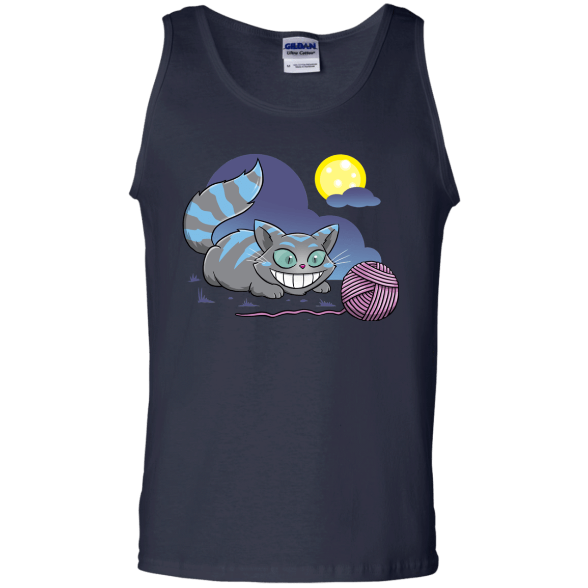 T-Shirts Navy / S Magic Cat Ball Men's Tank Top