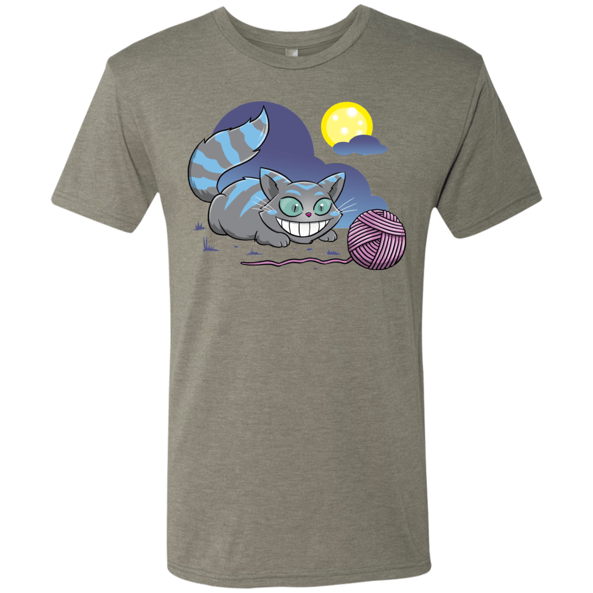 T-Shirts Venetian Grey / S Magic Cat Ball Men's Triblend T-Shirt