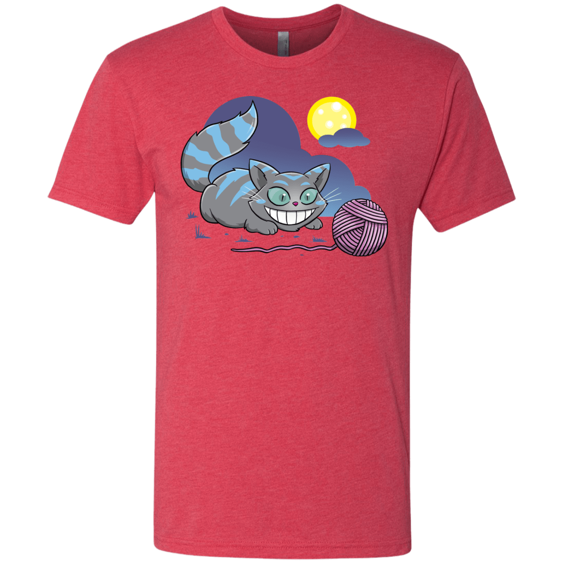 T-Shirts Vintage Red / S Magic Cat Ball Men's Triblend T-Shirt