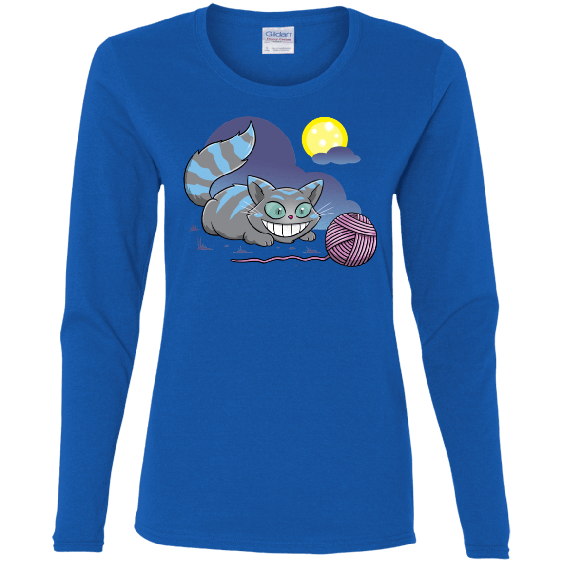 T-Shirts Royal / S Magic Cat Ball Women's Long Sleeve T-Shirt