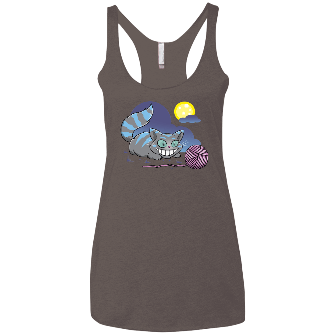 T-Shirts Macchiato / X-Small Magic Cat Ball Women's Triblend Racerback Tank
