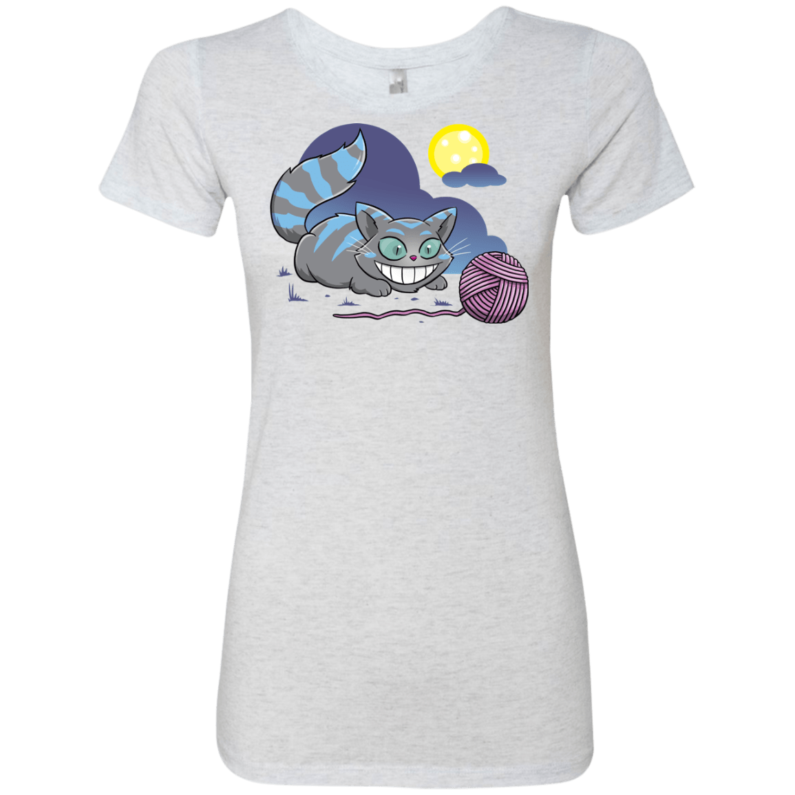T-Shirts Heather White / S Magic Cat Ball Women's Triblend T-Shirt