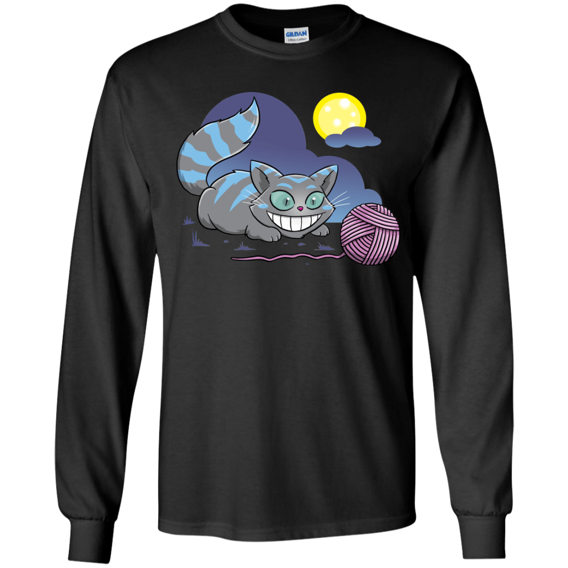 T-Shirts Black / YS Magic Cat Ball Youth Long Sleeve T-Shirt