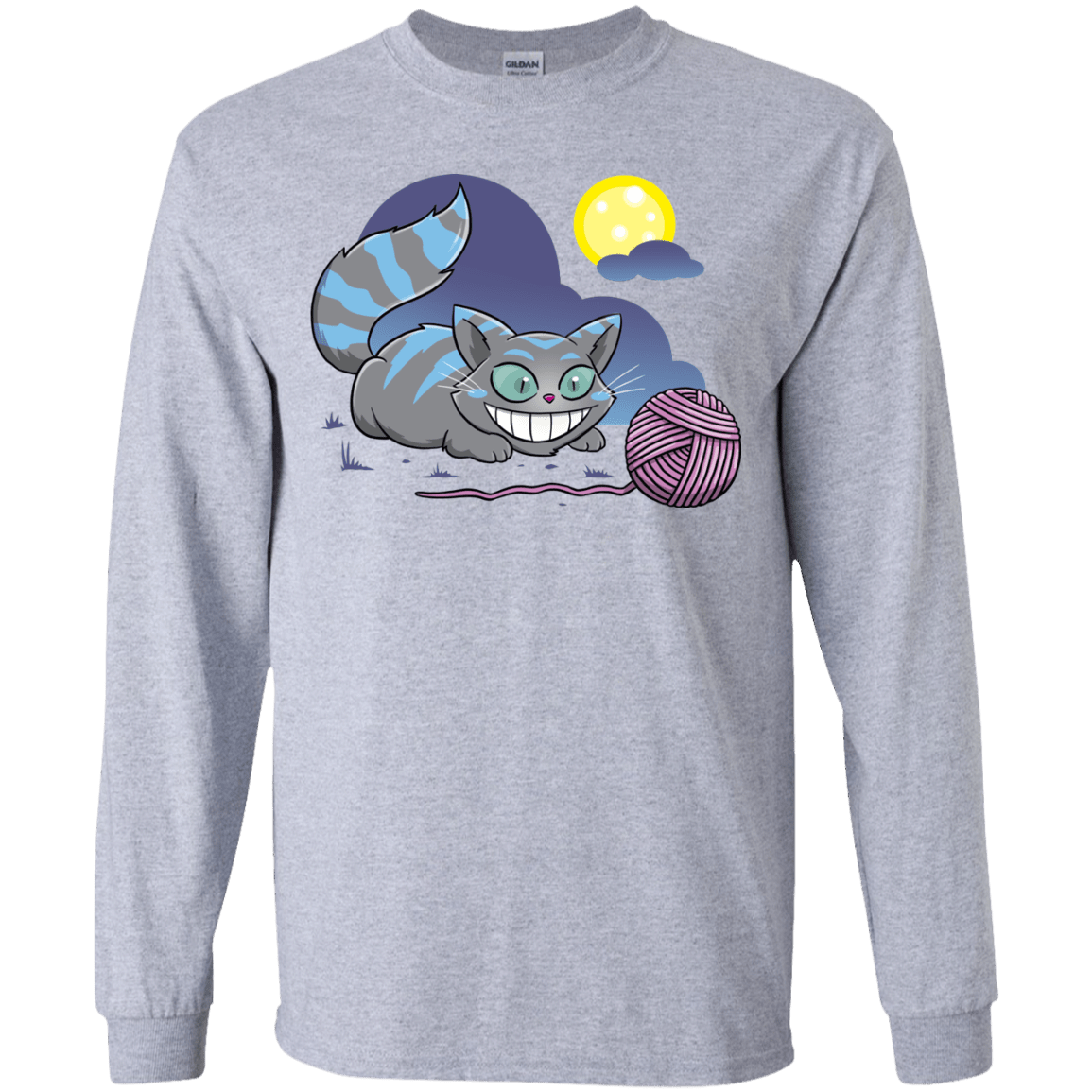 T-Shirts Sport Grey / YS Magic Cat Ball Youth Long Sleeve T-Shirt