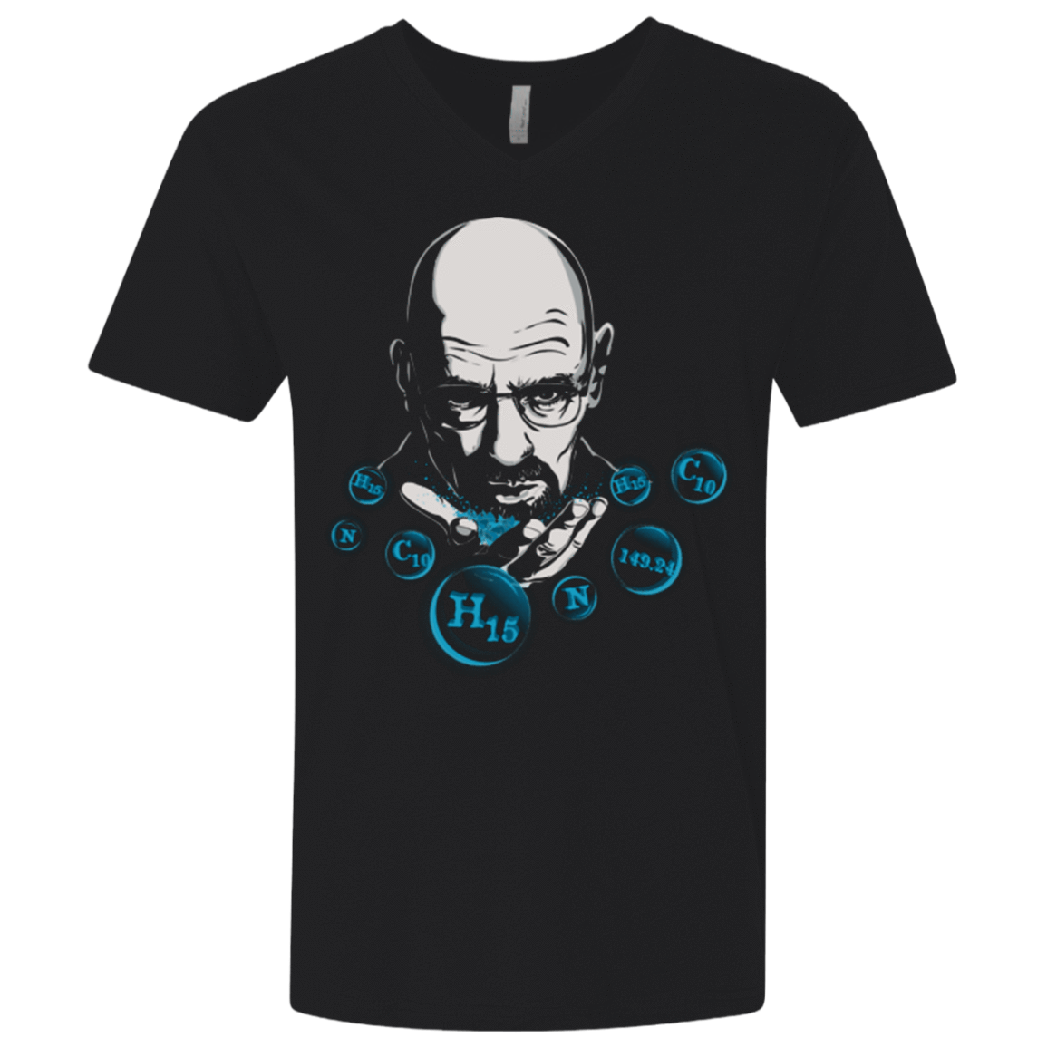 T-Shirts Black / X-Small Magic Crystal Men's Premium V-Neck