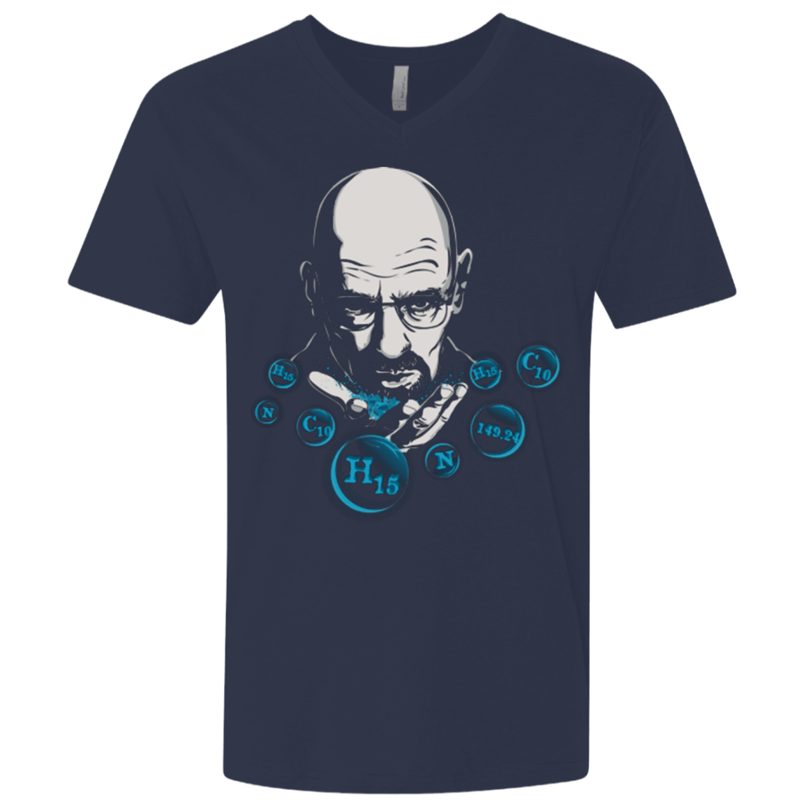 T-Shirts Midnight Navy / X-Small Magic Crystal Men's Premium V-Neck