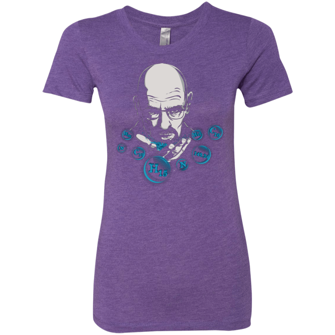 T-Shirts Purple Rush / Small Magic Crystal Women's Triblend T-Shirt
