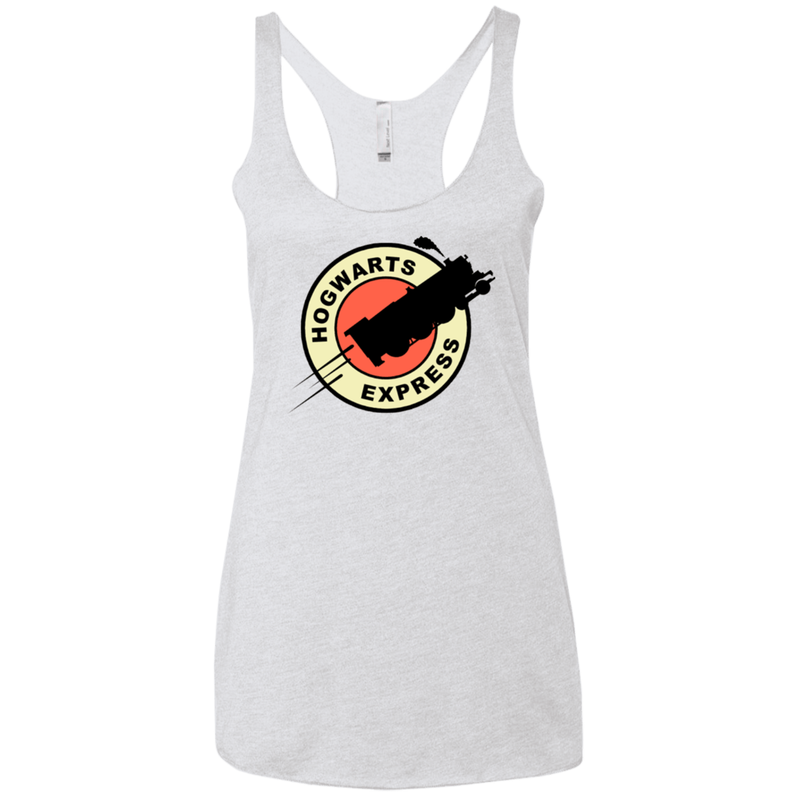 T-Shirts Heather White / X-Small Magic Express Women's Triblend Racerback Tank