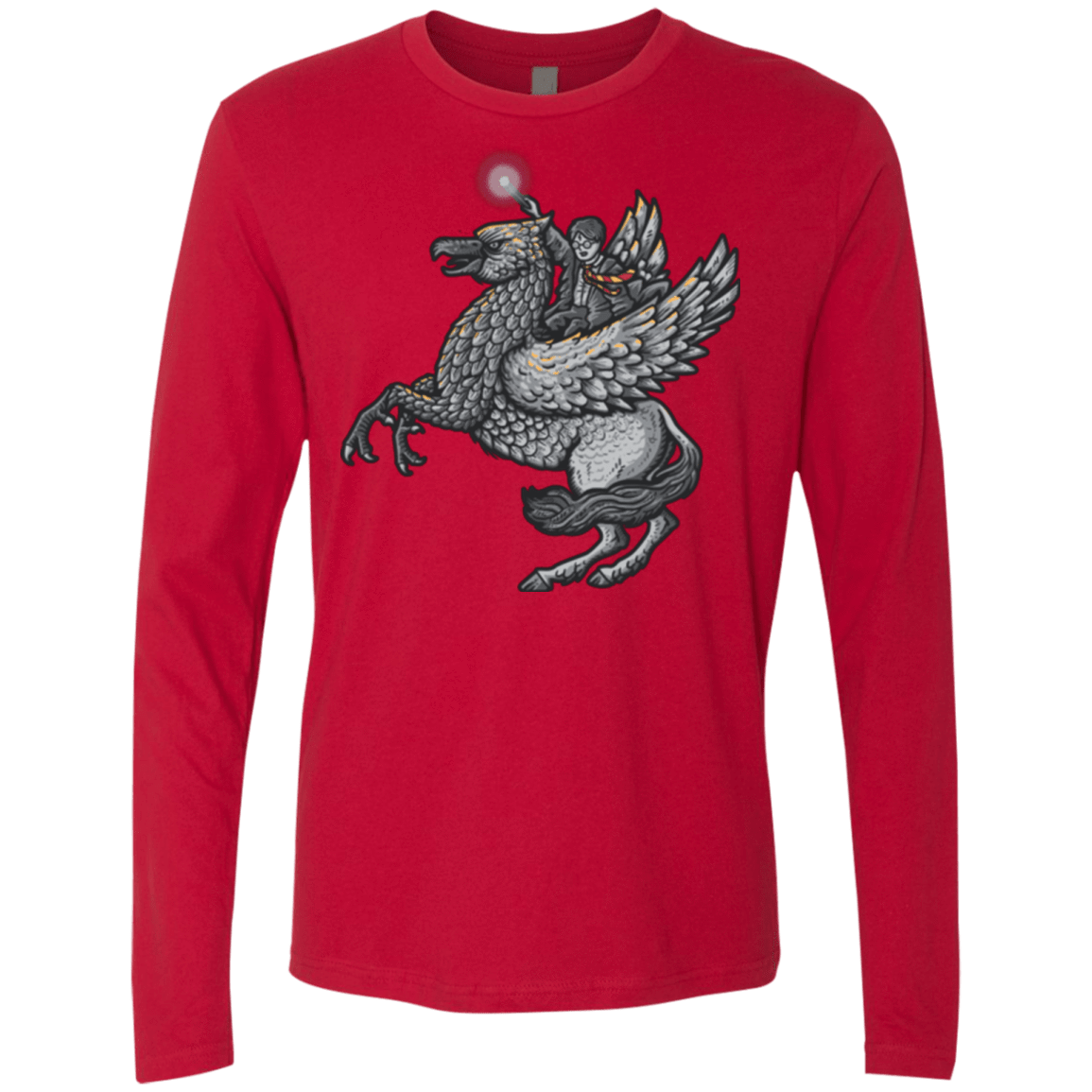 T-Shirts Red / Small MAGIC FLY Men's Premium Long Sleeve