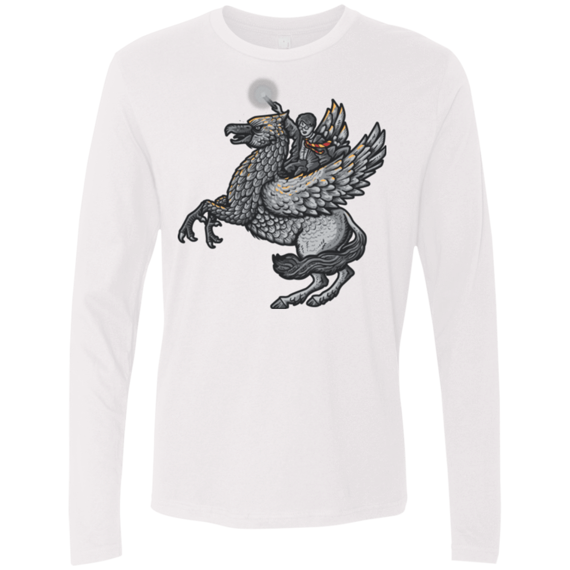 T-Shirts White / Small MAGIC FLY Men's Premium Long Sleeve