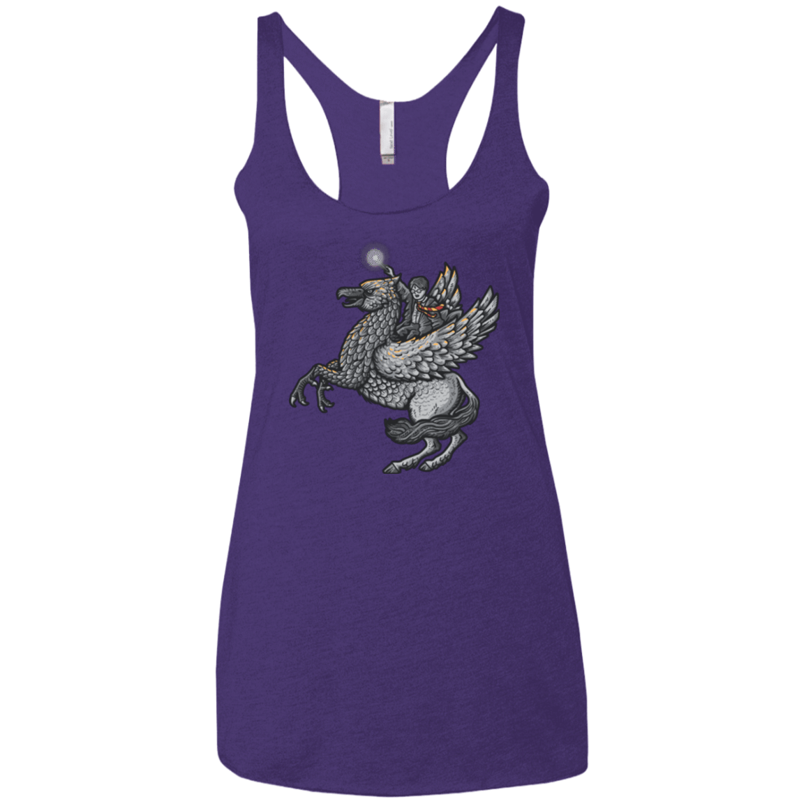 T-Shirts Purple / X-Small MAGIC FLY Women's Triblend Racerback Tank
