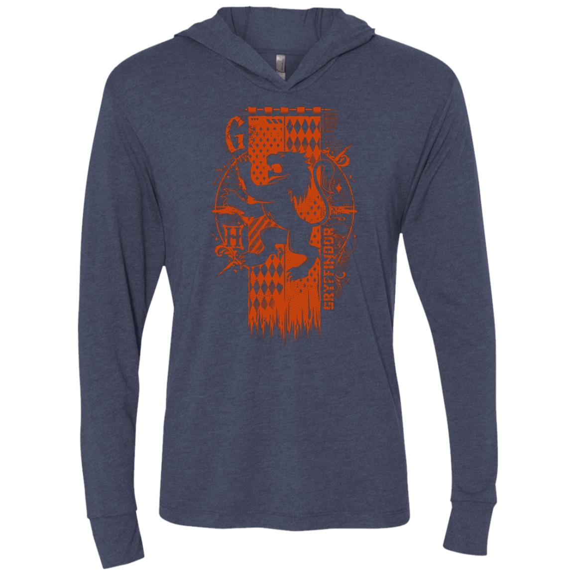 T-Shirts Vintage Navy / X-Small Magic G House Triblend Long Sleeve Hoodie Tee