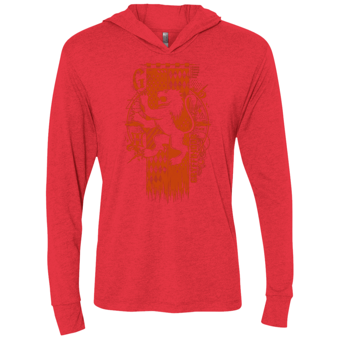 T-Shirts Vintage Red / X-Small Magic G House Triblend Long Sleeve Hoodie Tee