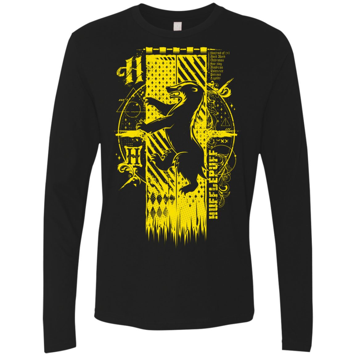 T-Shirts Black / Small Magic H House Men's Premium Long Sleeve