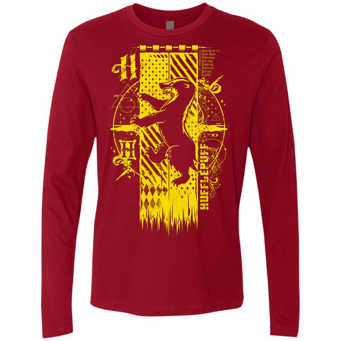 T-Shirts Cardinal / Small Magic H House Men's Premium Long Sleeve